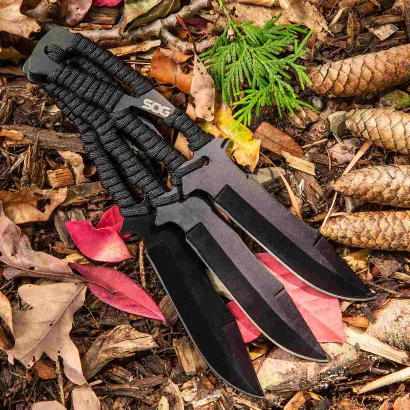 Набір ножів для метання SOG Throwing Knives Black (SOG F041TN-CP) – фото 2