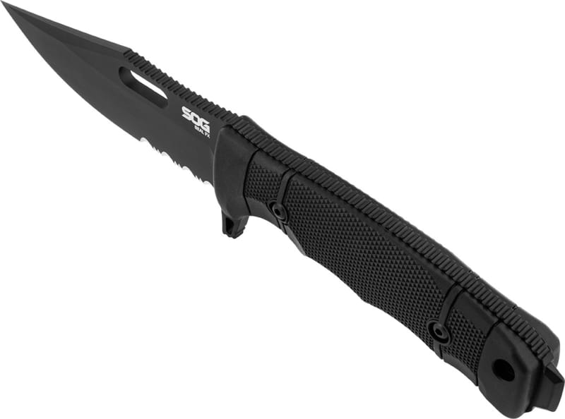 Ніж SOG SEAL FX Black Partially Serrated (SOG 17-21-01-57) – фото 3