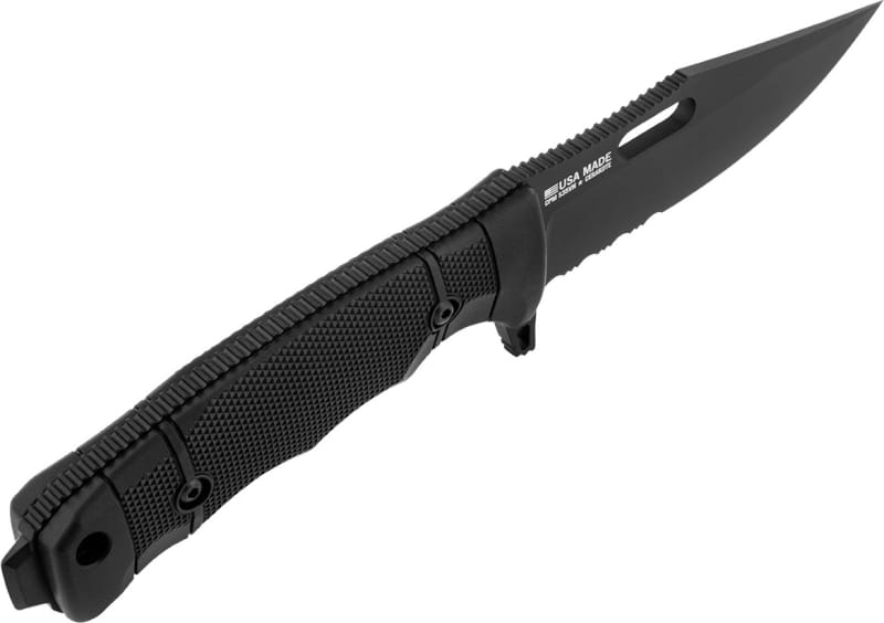 Ніж SOG SEAL FX Black Partially Serrated (SOG 17-21-01-57) – фото 4