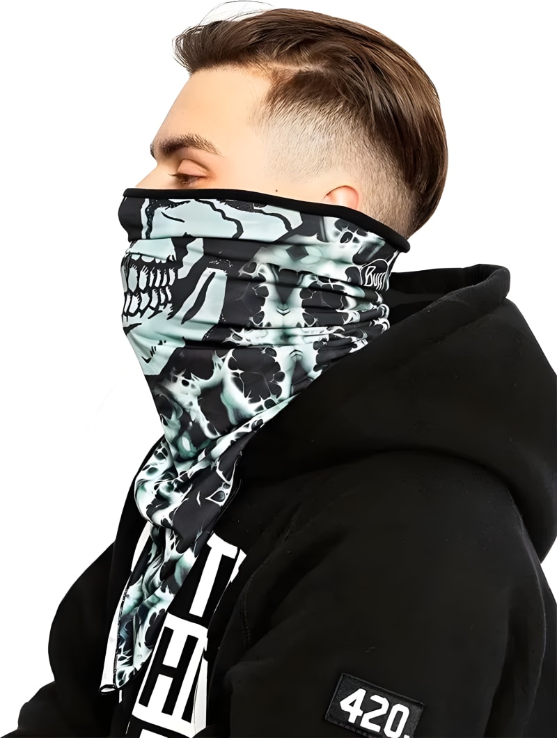 Бандана Buff Polar, Sinister Black/Black – фото 2