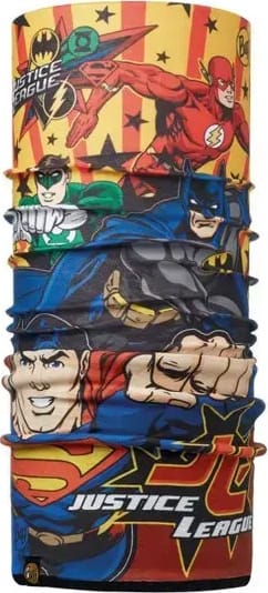 Бафф дитячий Buff Polar Junior, Superheroes – Сірий (Superheroes Jl Multi/Black) – фото 1