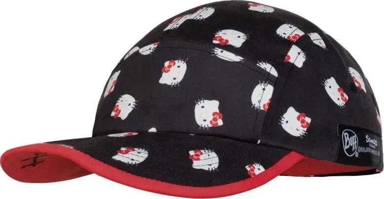 Кепка дитяча Buff 5 Panel, Hello – Чорний (Hello Kitty Poses Black) – фото 2