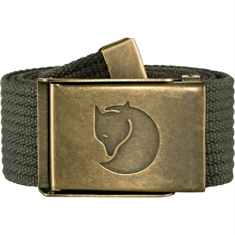 Ремень Fjallraven Canvas Brass Belt, Mountain Grey – фото 1