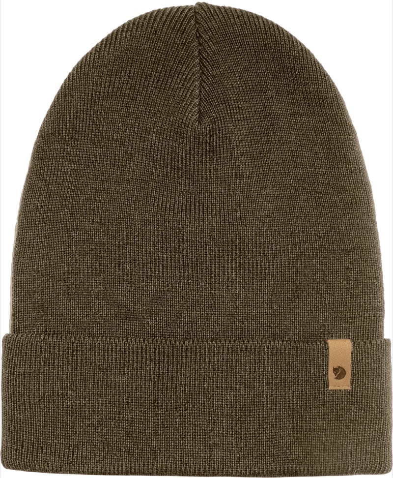 Шапка Fjallraven Classic Knit Hat, Dark Olive – фото 3