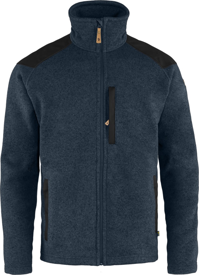 Флисовая кофта мужская Fjallraven Buck, Темно-синий – фото 1