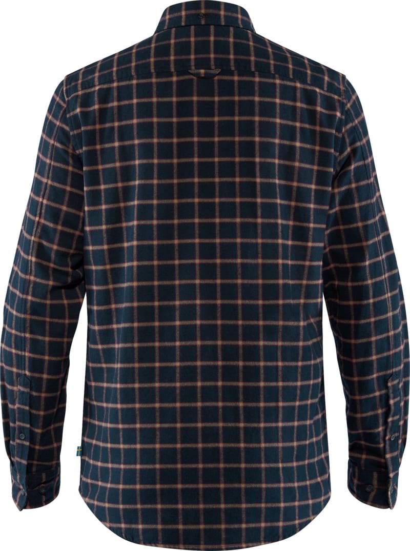 Рубашка мужская Fjallraven Ovik Flannel, Темно-синяя – фото 2