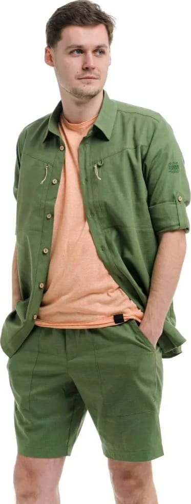 Сорочка Turbat Amazonka Hemp Mns — Bronze green — фото 1