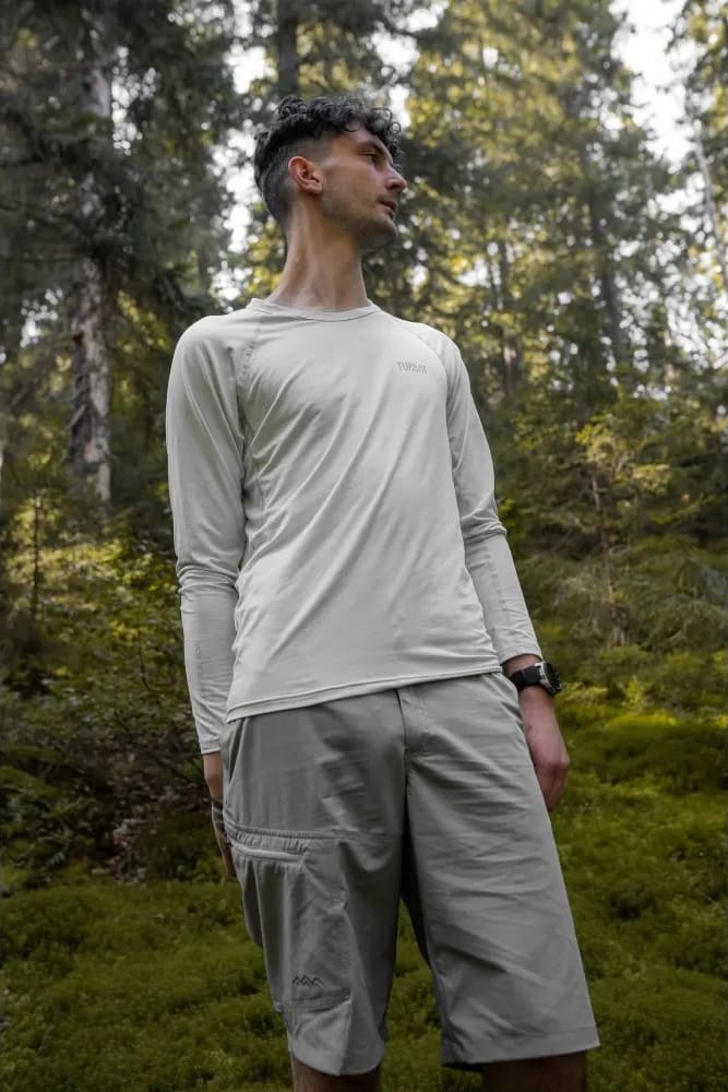 Футболка Turbat Hike LS Mns — Glacier gray — фото 6