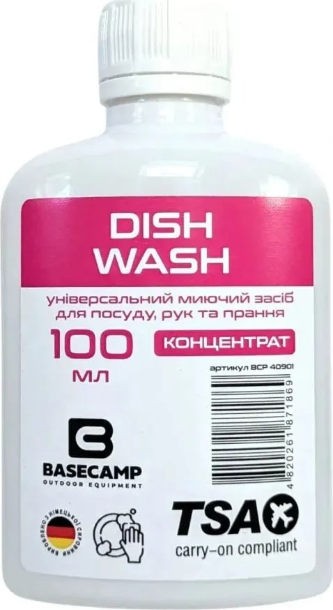 Мийний засіб універсальний BaseCamp Dish Wash, 100 мл – фото 1