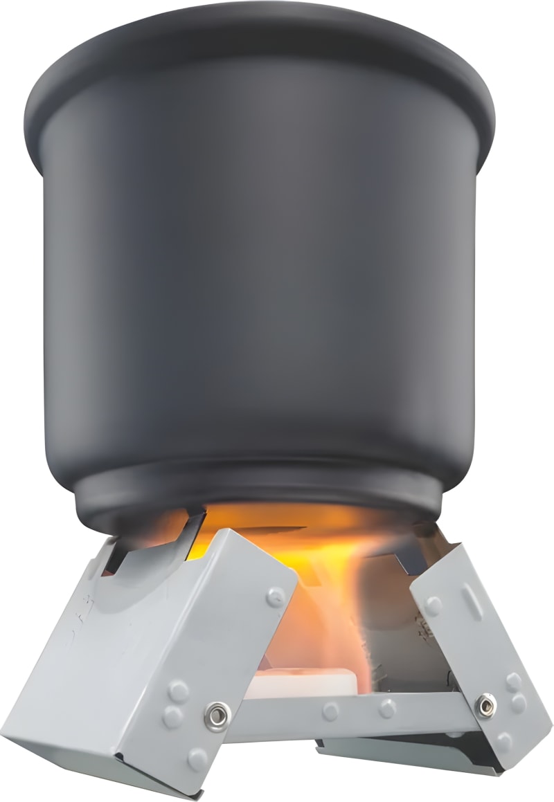 Пальник твердопаливний Esbit Pocket stove 002 091 00, темно-сірий – фото 1