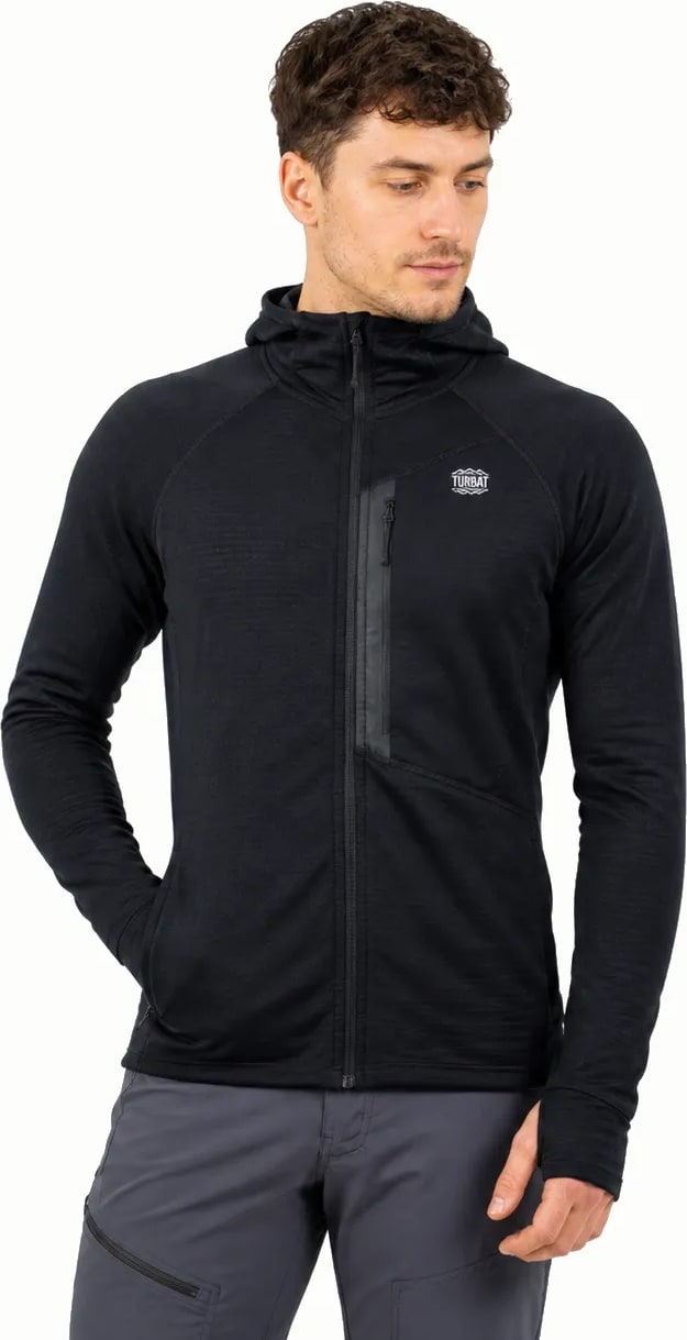 Флісова кофта Turbat Ilma Hood Mns – Jet black – фото 2