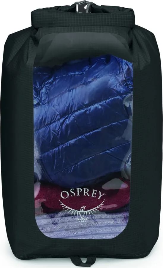 Гермомішок Osprey DrySack 20L w/Window — Чорний — фото 2