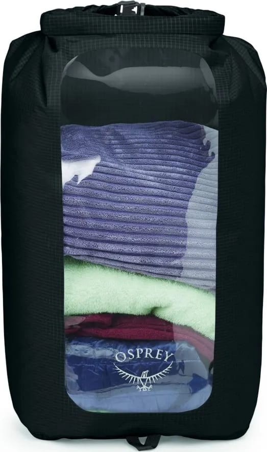 Гермомішок Osprey DrySack 35L w/Window — Чорний — фото 2