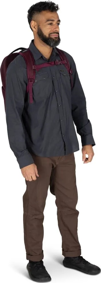 Рюкзак Osprey Ozone Laptop Backpack — Moody Burgundy — фото 6