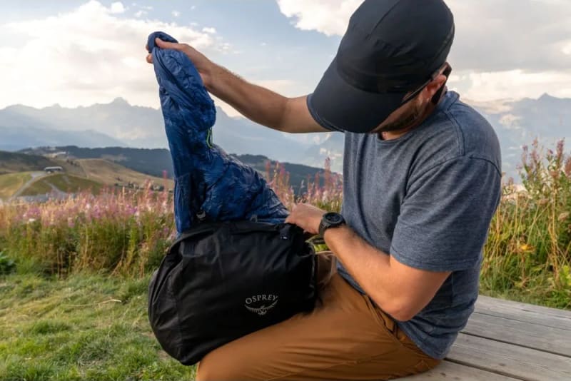 Компресійний мішок Osprey StraightJacket CompSack 20L – Чорний – фото 5