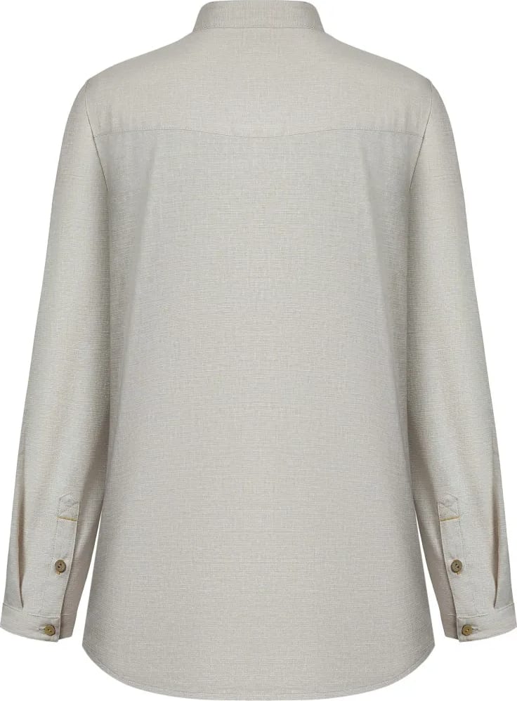 Сорочка Turbat Madeira Hemp Wmn — Moonbeam beige — фото 2