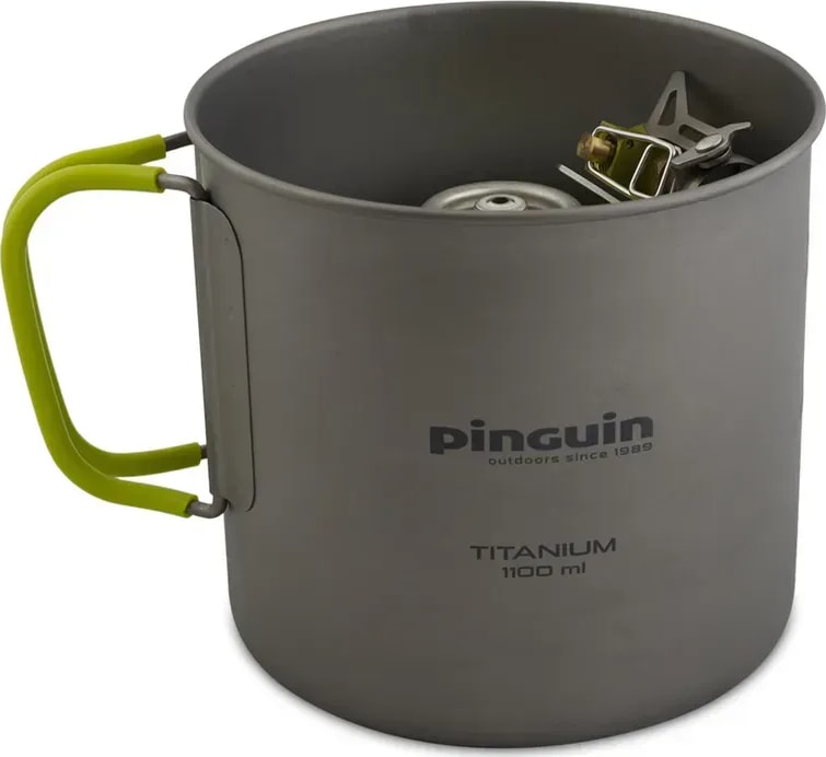 Кружка титанова Pinguin Mug Titan 1100 мл – Срібляста – фото 3