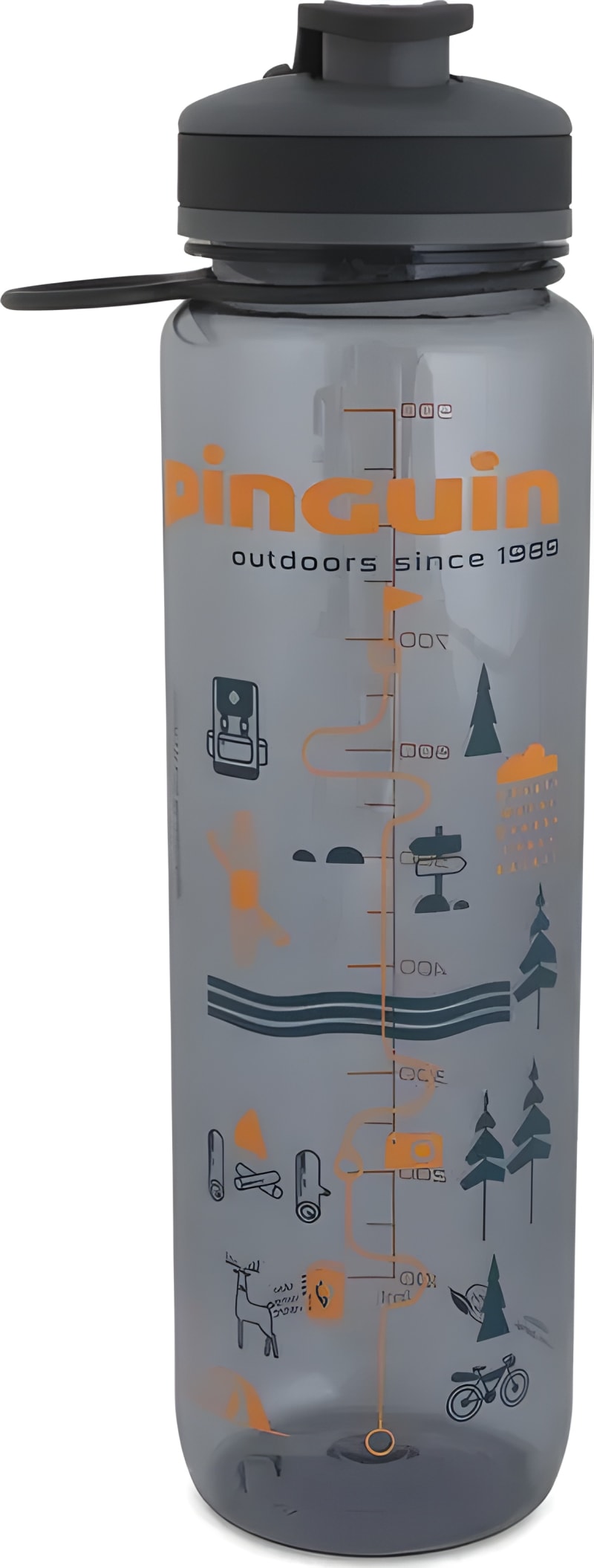 Фляга Pinguin Tritan Sport Bottle, 1 л – Сіра – фото 1