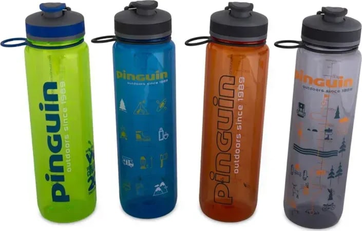 Фляга Pinguin Tritan Sport Bottle, 1 л – Сіра – фото 2