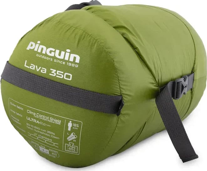Спальний мішок Pinguin Lava 350, 195 см, 350-195 л, ліва блискавка – Синій – фото 6