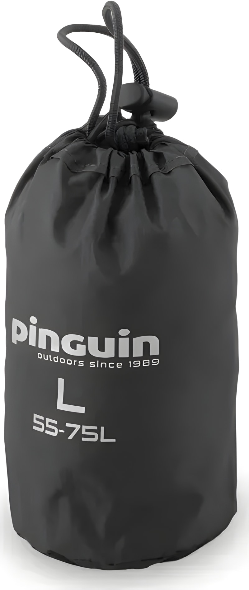 Накидка на рюкзак Pinguin Raincover, розмір M, 35-55 л – Чорна – фото 1