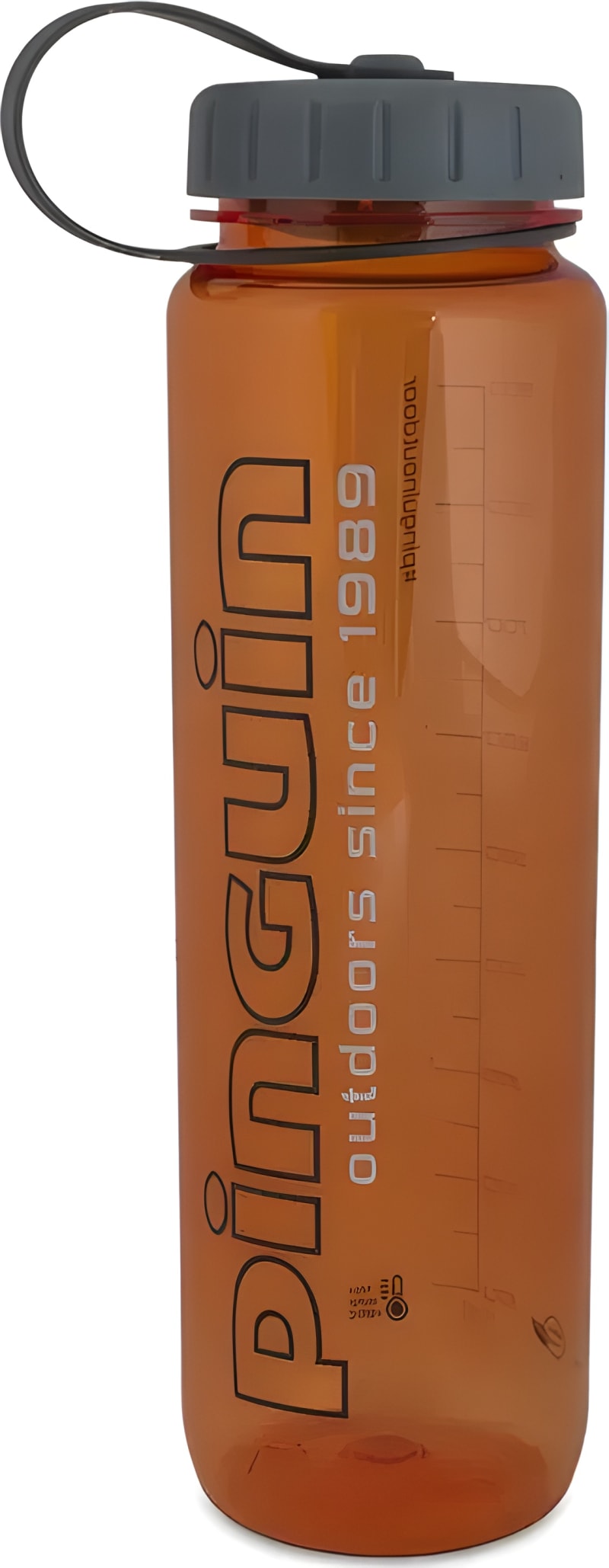 Фляга Pinguin Tritan Slim Bottle BPA-free, 1 л, модель 2020 – Помаранчева – фото 2