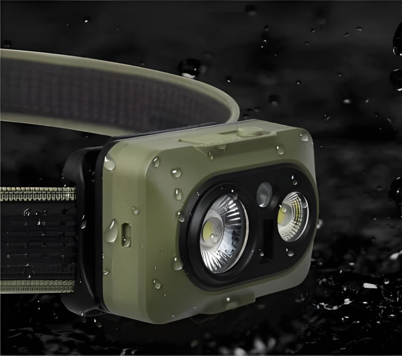 Ліхтар налобний Naturehike CNK2450ZM010, 500 лм, Зелений – фото 4