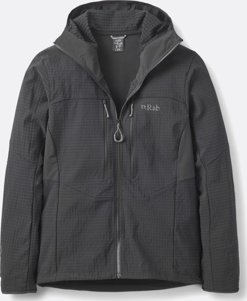Кофта чоловіча Rab Ascendor Hoody, Black – Чорний – фото 1