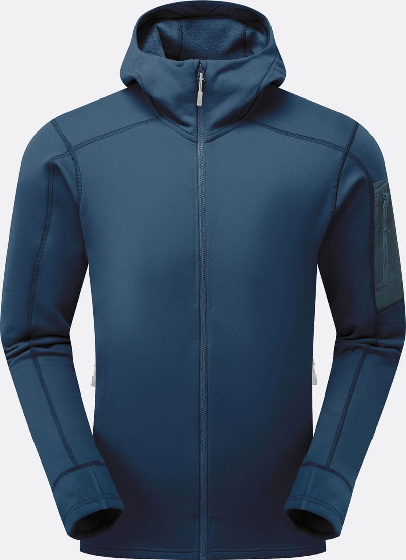 Флісова кофта чоловіча Rab Modulus Hoody, Tempest Blue – Синій – фото 1