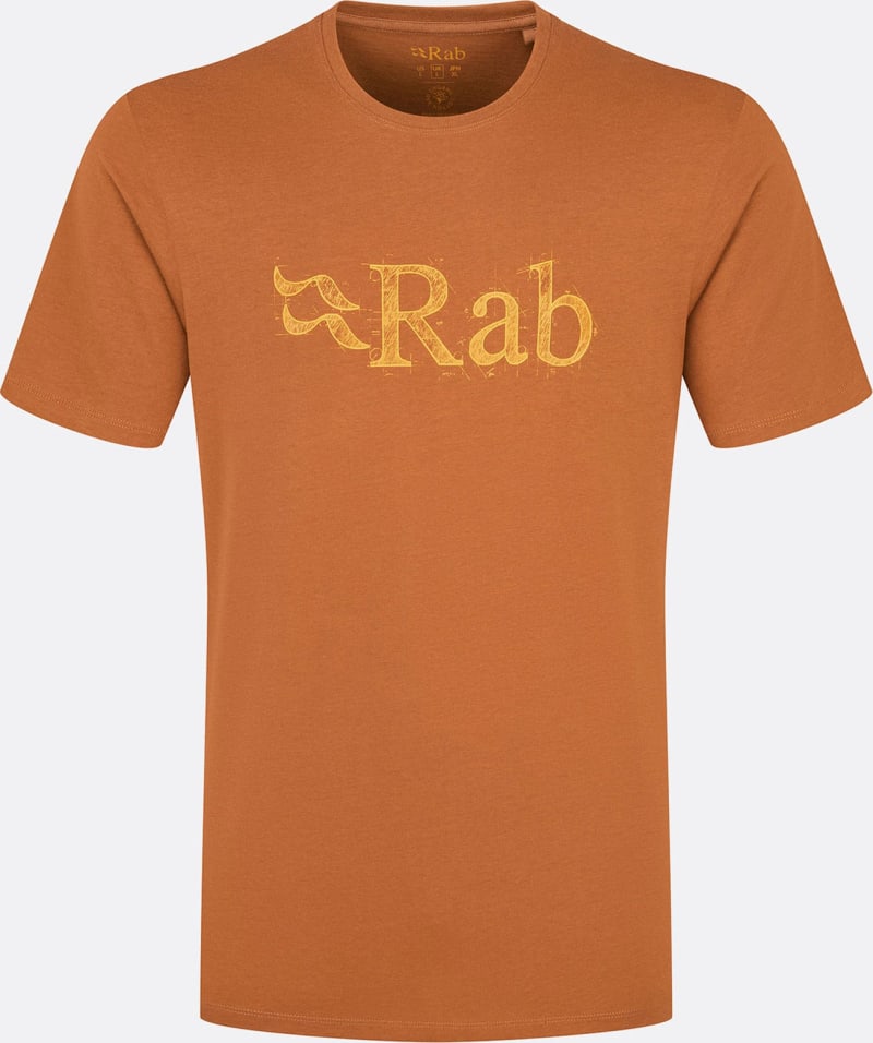 Футболка чоловіча Rab Stance Tech Sketch, Red Earth – Теракотовий – фото 1