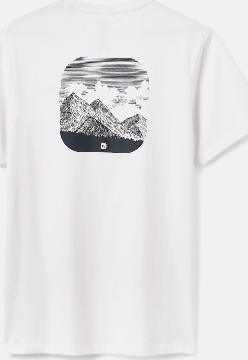 Футболка чоловіча Rab Stance Traverse Tee, White – Білий – фото 1