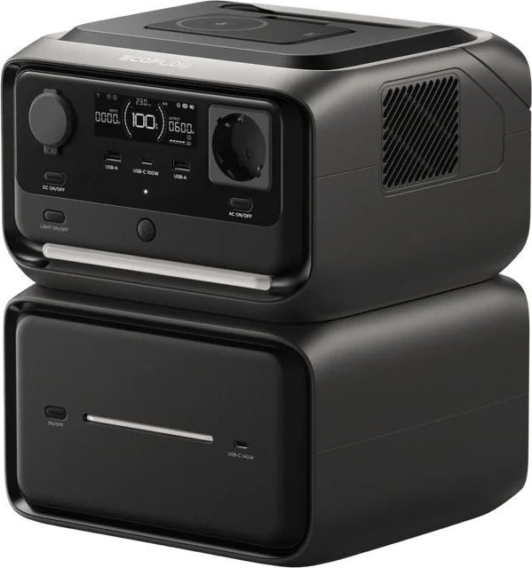Зарядна станція EcoFlow RIVER 3 Max Plus Wireless, 858 Вт·год, 600 Вт – фото 2