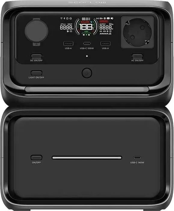 Зарядна станція EcoFlow RIVER 3 Max Plus Wireless, 858 Вт·год, 600 Вт – фото 1