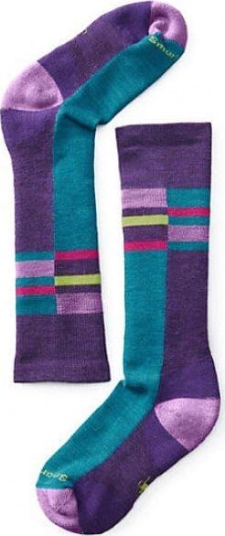 Шкарпетки дитячі Smartwool Wintersport Stripe, Mountain Purple – фото 1