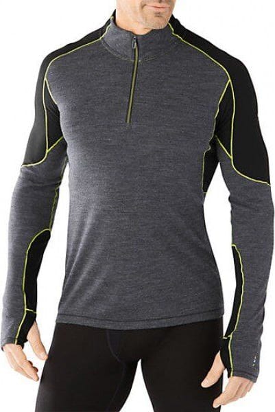 Термокофта чоловіча Smartwool PhD Light 1/4 Zip, Charcoal – Графітовий – фото 1