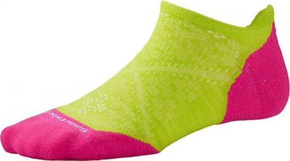 Шкарпетки жіночі Smartwool PhD Run Light Elite Micro, Green/Pink – фото 1