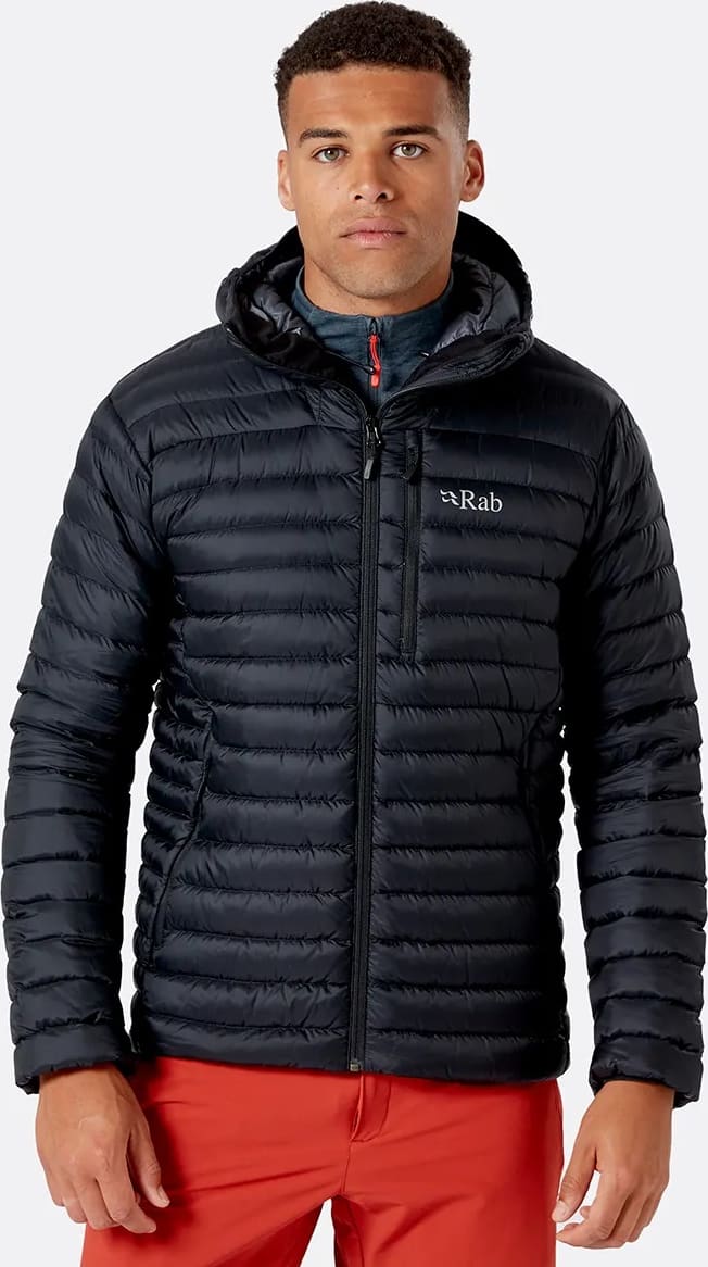 Пуховик чоловічий Rab Microlight Alpine Jacket, Black – Чорний – фото 2