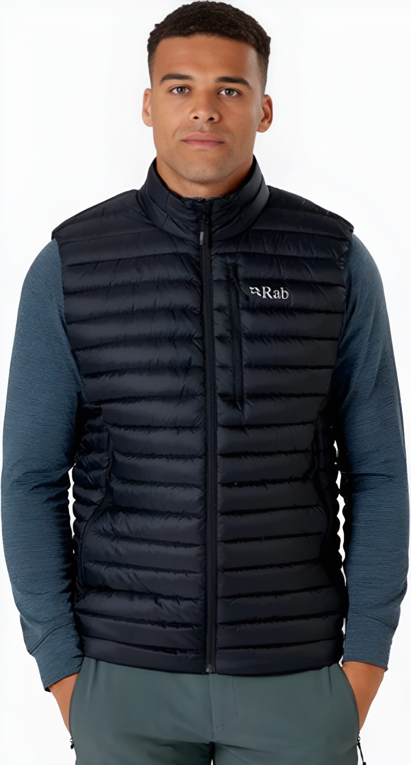 Жилет чоловічий Rab Microlight Vest, Black – Чорний – фото 1