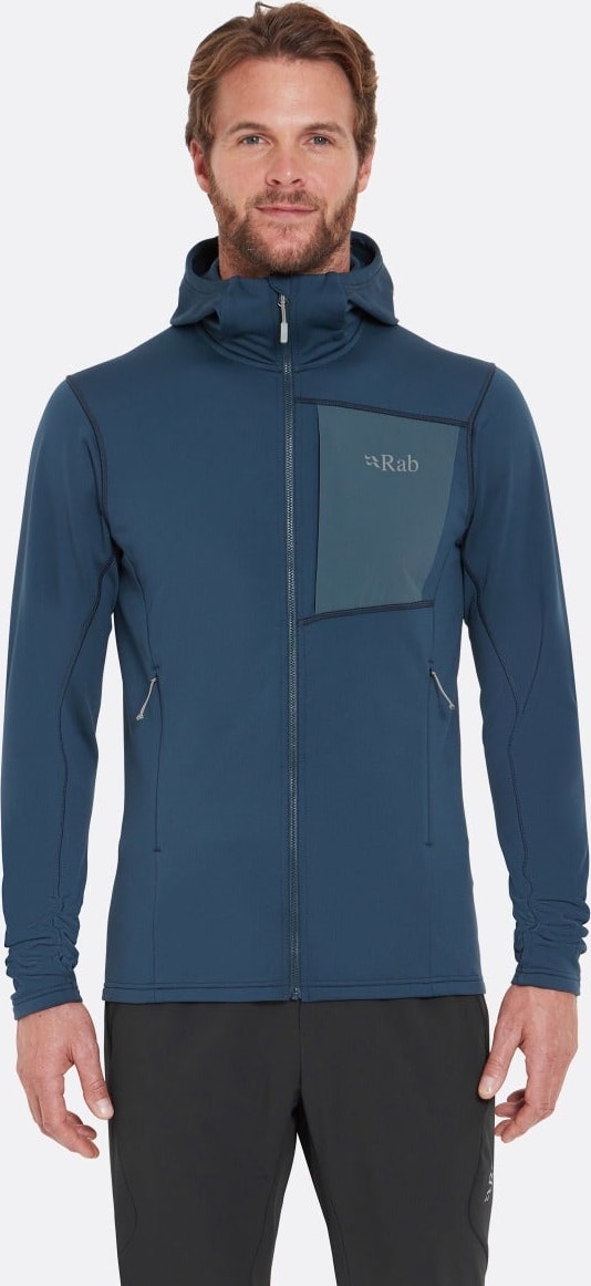 Флісова кофта чоловіча Rab Superflux Hoody, Tempest Blue – Синій – фото 1