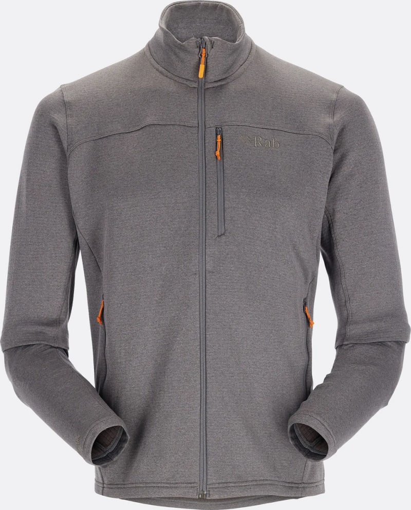 Флісова кофта чоловіча Rab Graviton Jacket, Beluga – Сірий – фото 2