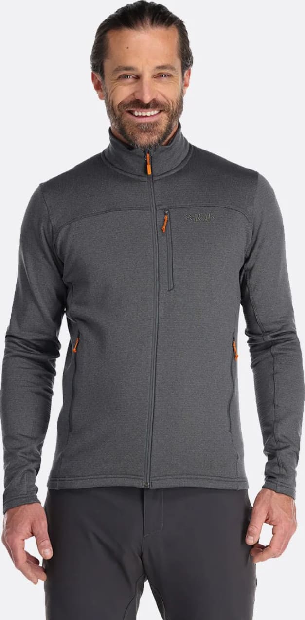 Флісова кофта чоловіча Rab Graviton Jacket, Beluga – Сірий – фото 1