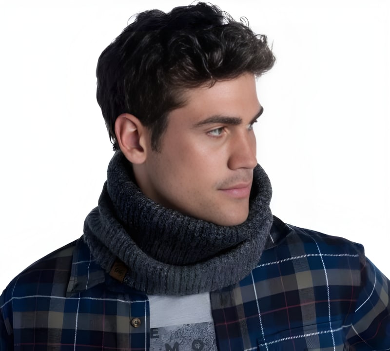 Горловик Buff Knitted & Polar, Marin – Сірий (Marin Graphite) – фото 5