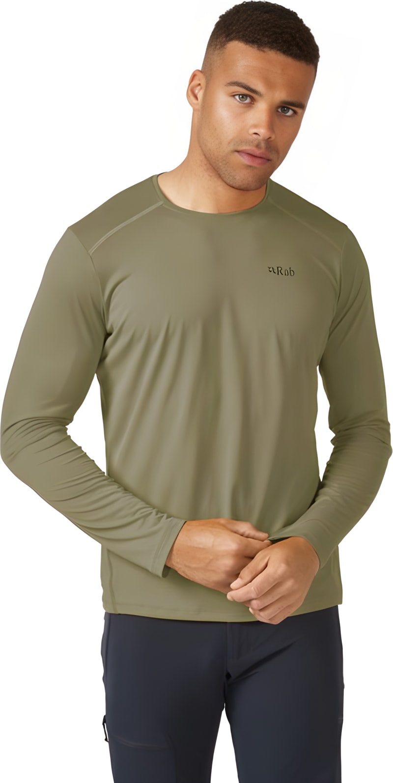 Футболка чоловіча Rab Force LS Tee, Light Khaki – фото 1