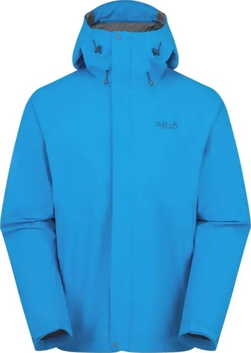 Мембранна куртка чоловіча Rab Downpour Jacket, Maya Blue – фото 1