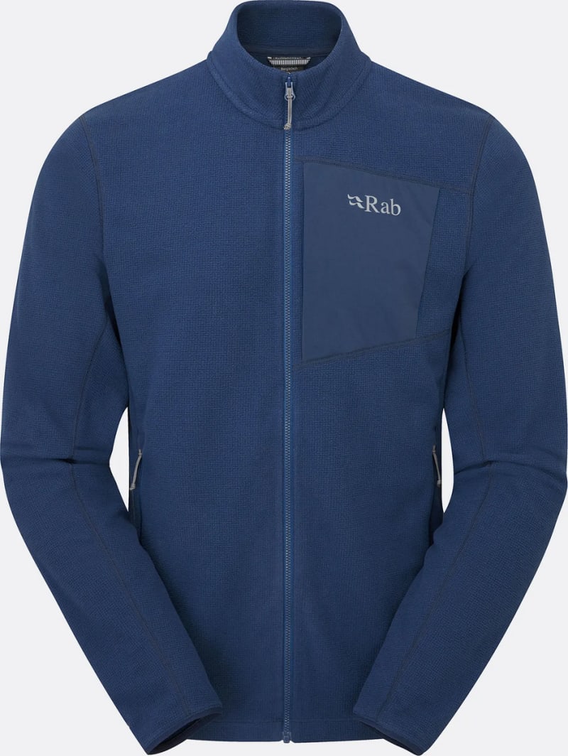 Флісова кофта чоловіча Rab Tecton Jacket, Deep Ink – Темно-синій – фото 2