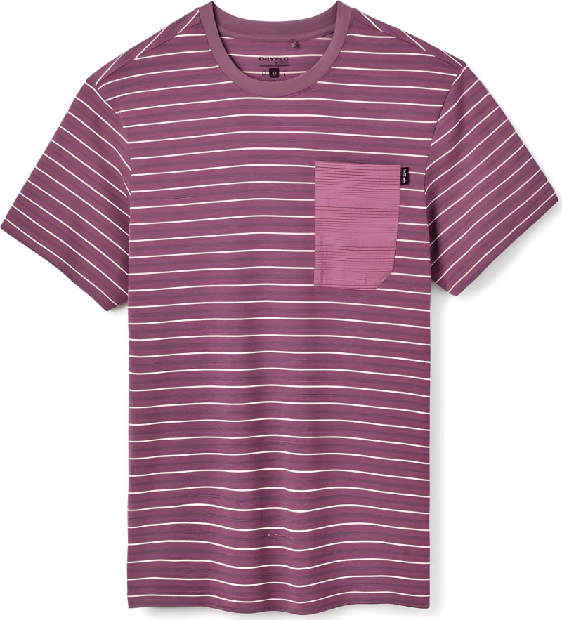 Футболка чоловіча Rab Rivelin Stripe Tee, Iris Stripe – Фіолетовий – фото 1