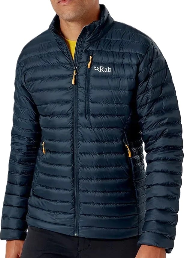 Пуховик чоловічий Rab Microlight Jacket, Beluga – Сірий – фото 1