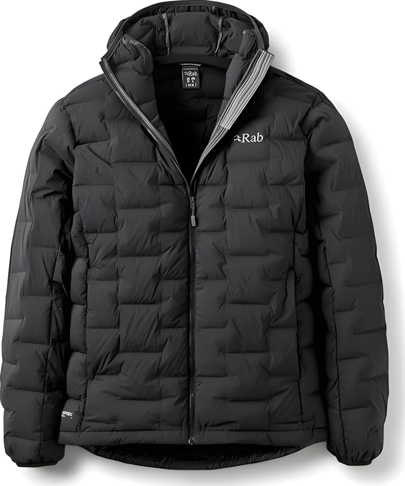 Пуховик чоловічий Rab Cubit Stretch Down Hoody, Black – Чорний – фото 1
