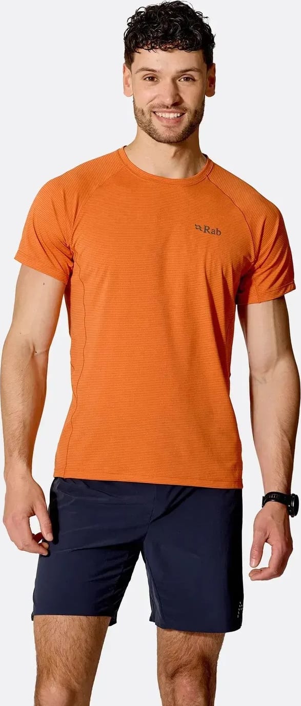 Футболка чоловіча Rab Sonic Tee, Dark Melba – Рожевий – фото 1