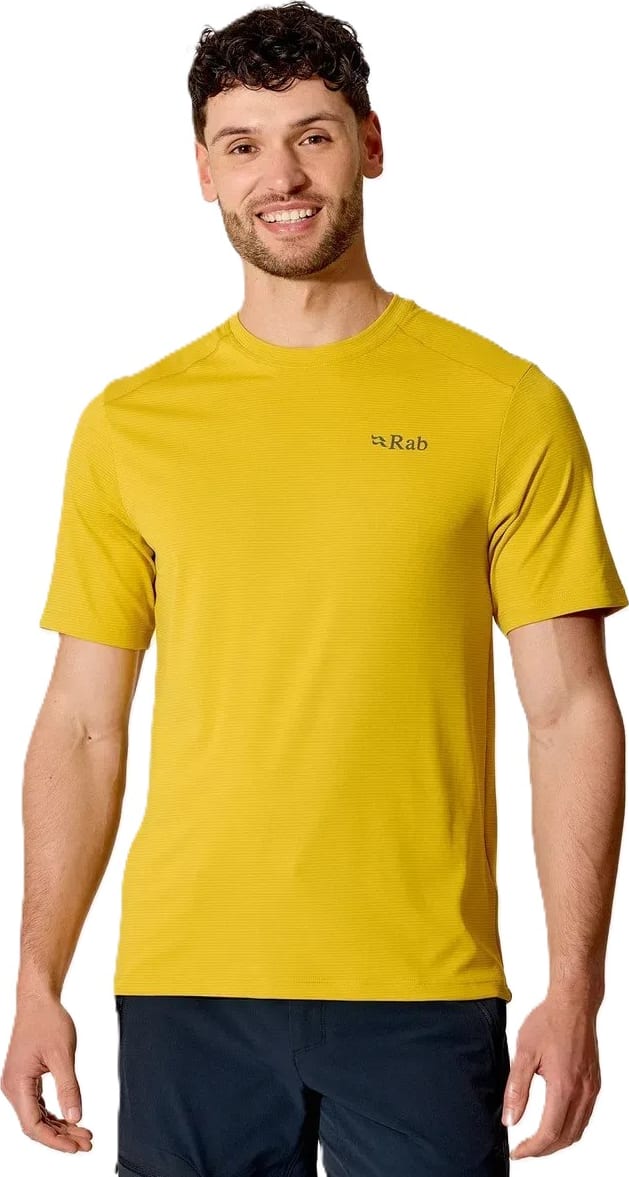 Футболка чоловіча Rab Force Esker Tee, Dark Pollen – Гірчичний – фото 1